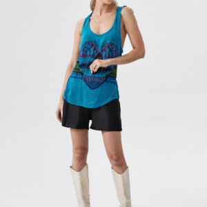 Half sleeves Blue top