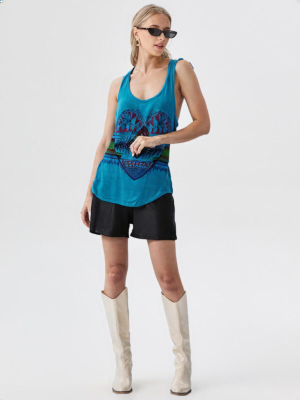 Half sleeves Blue top